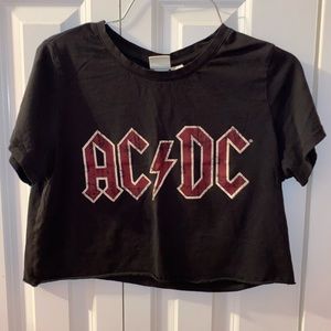 AC/DC crop top